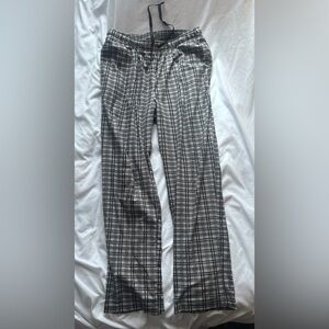 Nautica Black and White Plaid Men's Chinos
